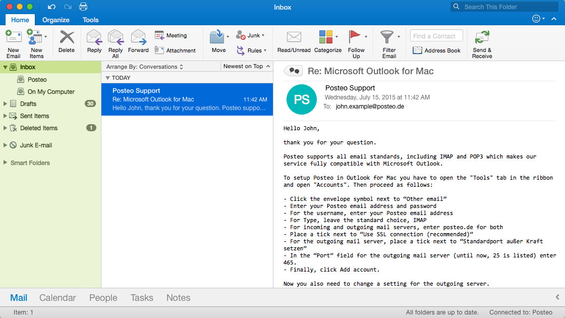 how to add email to outlook on mac